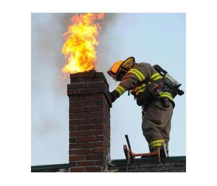 fireman on roof